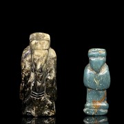 Two figurative pendants, Han style