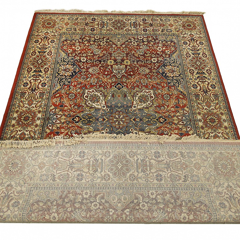 Persian style wool rug, 20th century