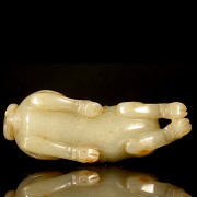 Carved jade figure ‘Qilin’, Qing Dynasty