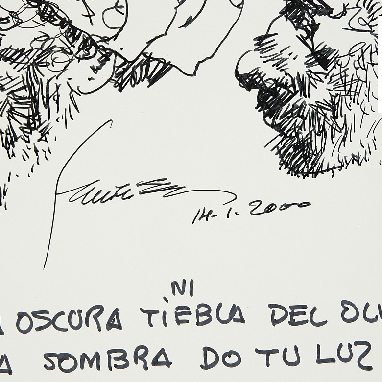 Eustaquio Segrelles del Pilar (1936) Colección de diez dibujos, 1999 - 2000