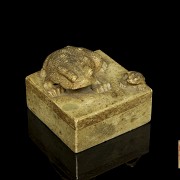 Stone seal “Two Toads”, Qing dynasty