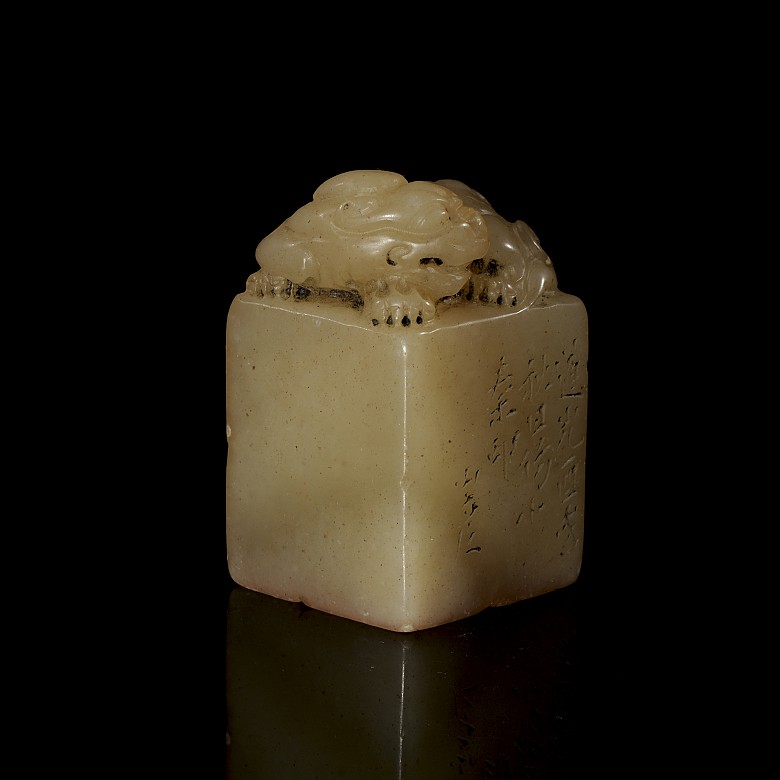 Shoushan stone ‘Lion’ seal, Qing dynasty