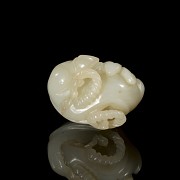 Carved jade figurine ‘Ram’, Qing dynasty