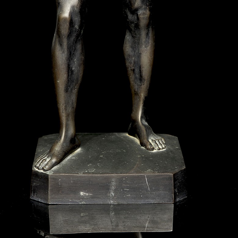 Bronze sculpture ‘Great Warrior’, 20th century