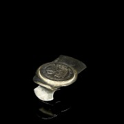 Silver money clip, 20th century