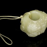 Yellow jade ring, Qing Dynasty, Qianlong