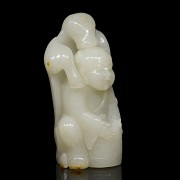 White jade figure 