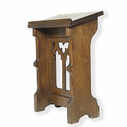 Gothic carved wooden lectern, 20th century - 1