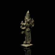 Small bronze deity, 19th century