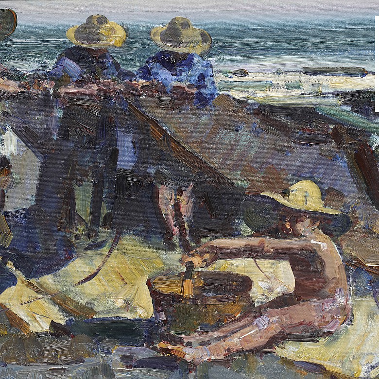 Eustaquio Segrelles del Pilar (1936) “Playa de Valencia”