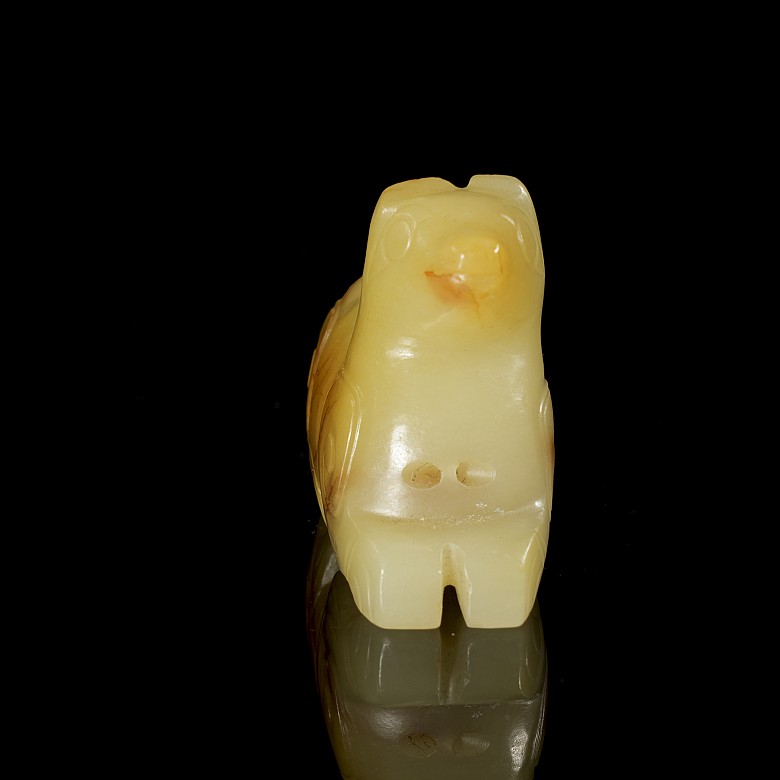 Yellow jade figurine ‘Camel’, Qing dynasty