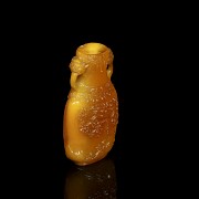 Amber snuff bottle, Qing dynasty