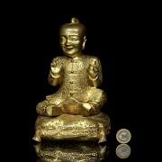 Gilded bronze figurine 