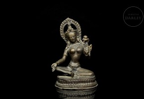 Metal figure ‘Syama Tara’, 20th century