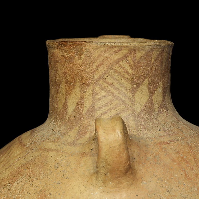 Large rounded ceramic jar, Neolithic (3rd - 2nd millennium B.C.)