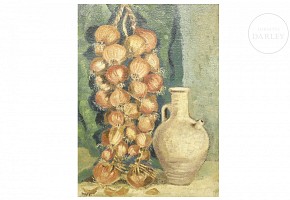 Tuff (20th century) ‘Onions and jug’