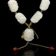 Jade bead necklace ‘Luohan’, Qing dynasty