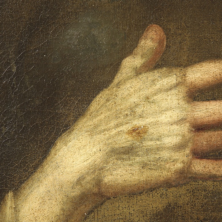 Anonymous “Saint with stigmata”, 18th century