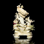 Porcelain figurine ‘Ladies and Angels’, 20th century - 9