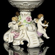 Von Schierholz ‘Fruit bowl with cherubs’, 20th century - 3