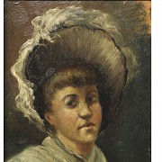 Valencian School 19th century ‘Portrait of a lady’, 1896