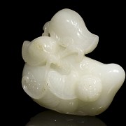 White jade figure 