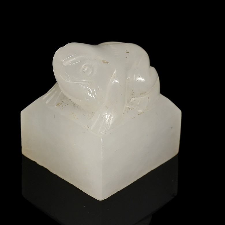 Small ‘Frog’ jade seal, Han dynasty