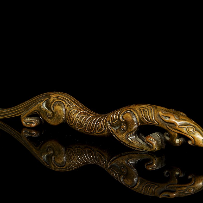 Bronze figurine ‘Tiger’, Han style