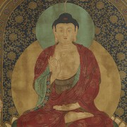 Chinese painting “Shakyamuni”, Qing dynasty