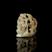 Carved jade figurine ‘Resting Deer’, Qing dynasty