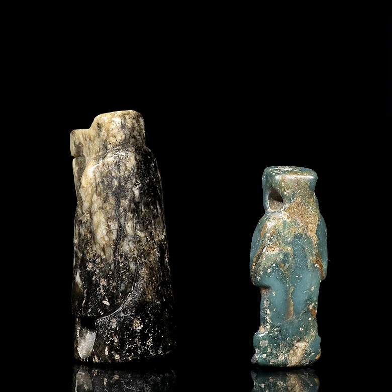 Two figurative pendants, Han style