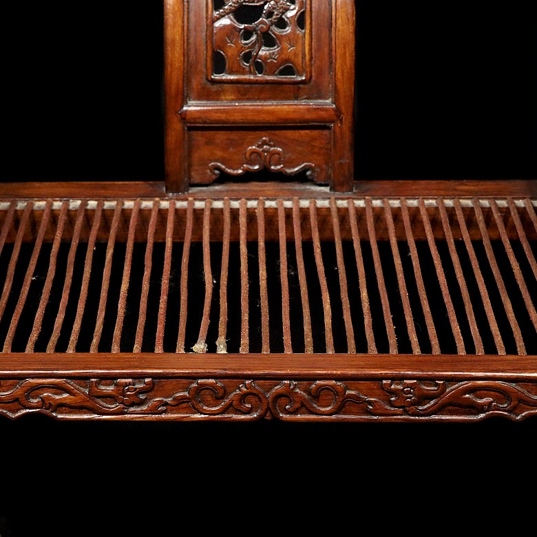 Chinese folding chairs in Ming style, 20th century