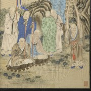 Chinese painting ‘Gods on the Mountain’, with Wang Chengxun seal - 4