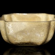 Glazed ceramic lobed bowl, Song style