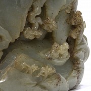 Carved jade figure 