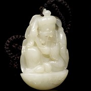 White jade ‘Fisherman’ pendant, Qing dynasty