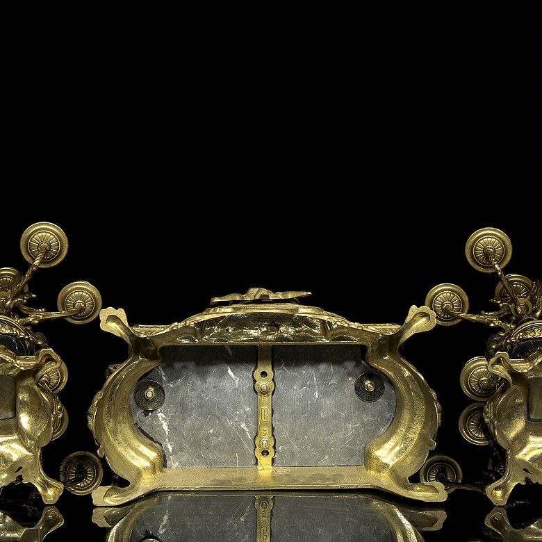 Louis XVI style, hinged clock, 20th century