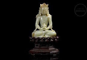 Hetian jade Buddha, Ming dynasty