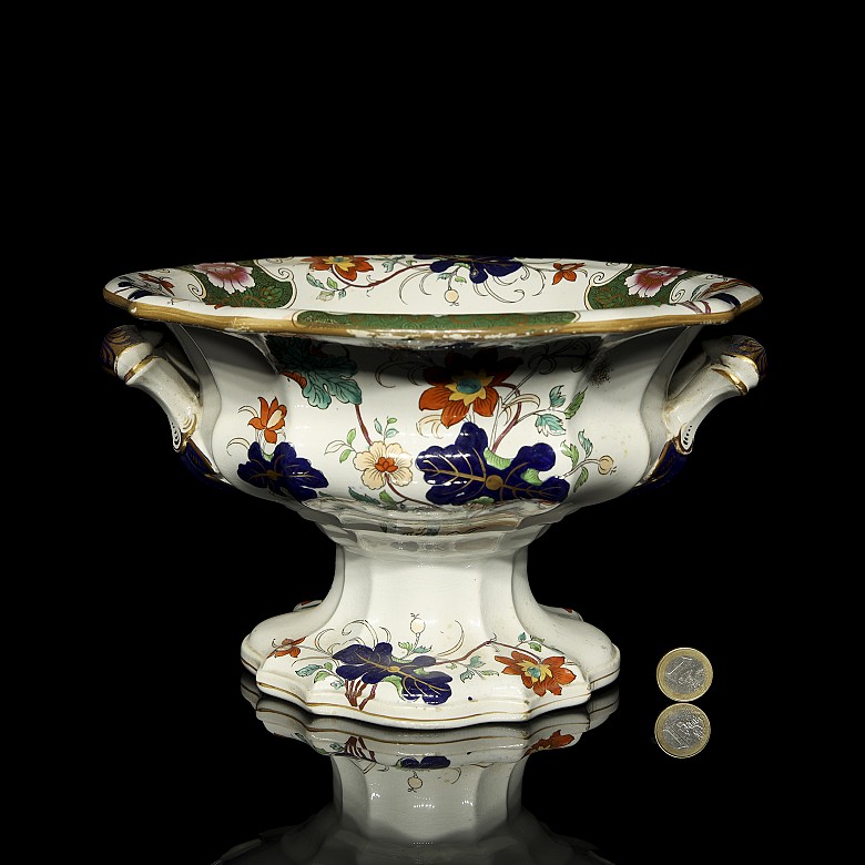 Ironstone ‘Porcelain fruit bowl’, 19th century