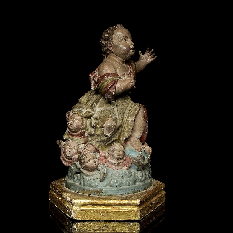 18th century Andalusian School ‘Infant Jesus with cherubs’ - 1