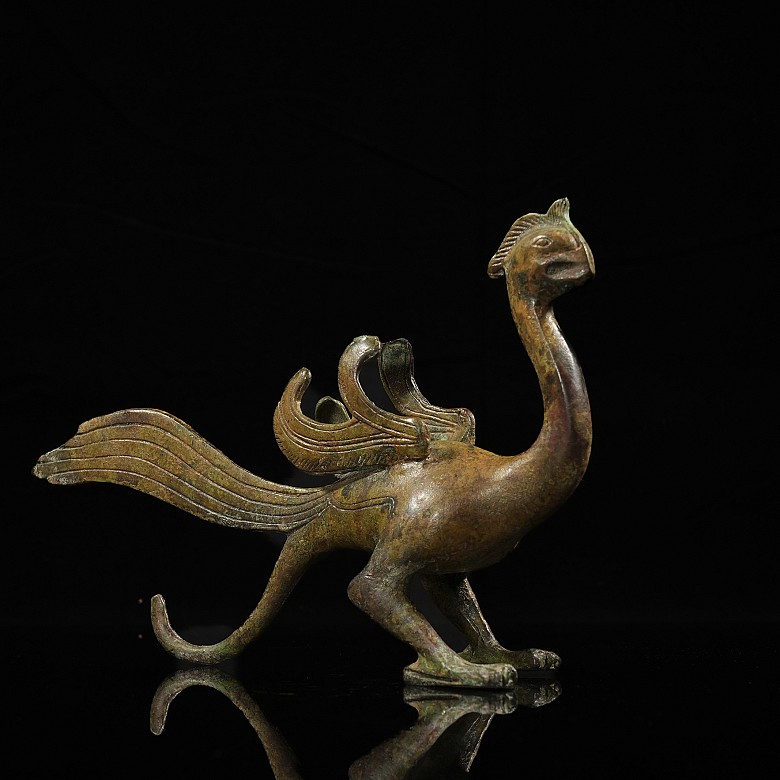 Bronze figure ‘Phoenix Bird’, Qing dynasty