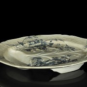 Lot of four English trays, 19th century