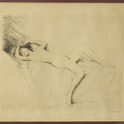 Engraving, Germany ‘Female nude’, 20th century - 1