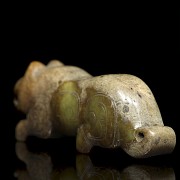 Jade ‘Beast’ figurine, Western Zhou dynasty