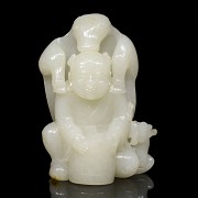 White jade figure 