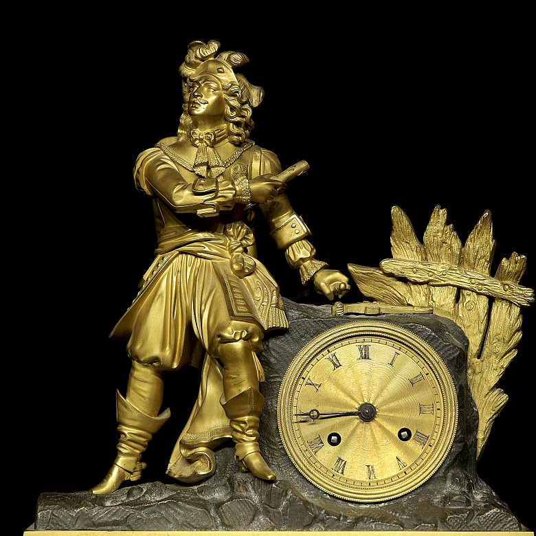 Napoleon III table clock, France 19th century - 4