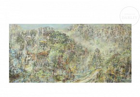 Makasheva (20th century) ‘Landscape’, 1995