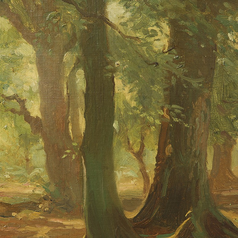 D. Soler (19th-20th century) ‘Grove by the river’