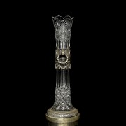 Egor Kuzmich Cheryatov (1873-1947) “Carved glass and silver vase”