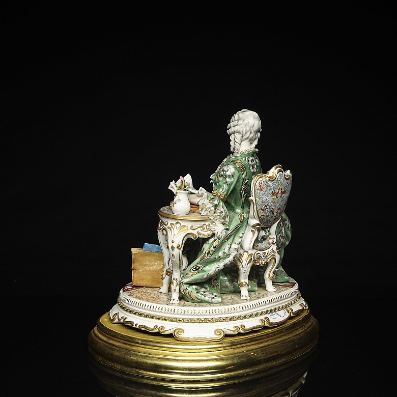 Italian porcelain ‘Madame Pompador’, 20th century - 8